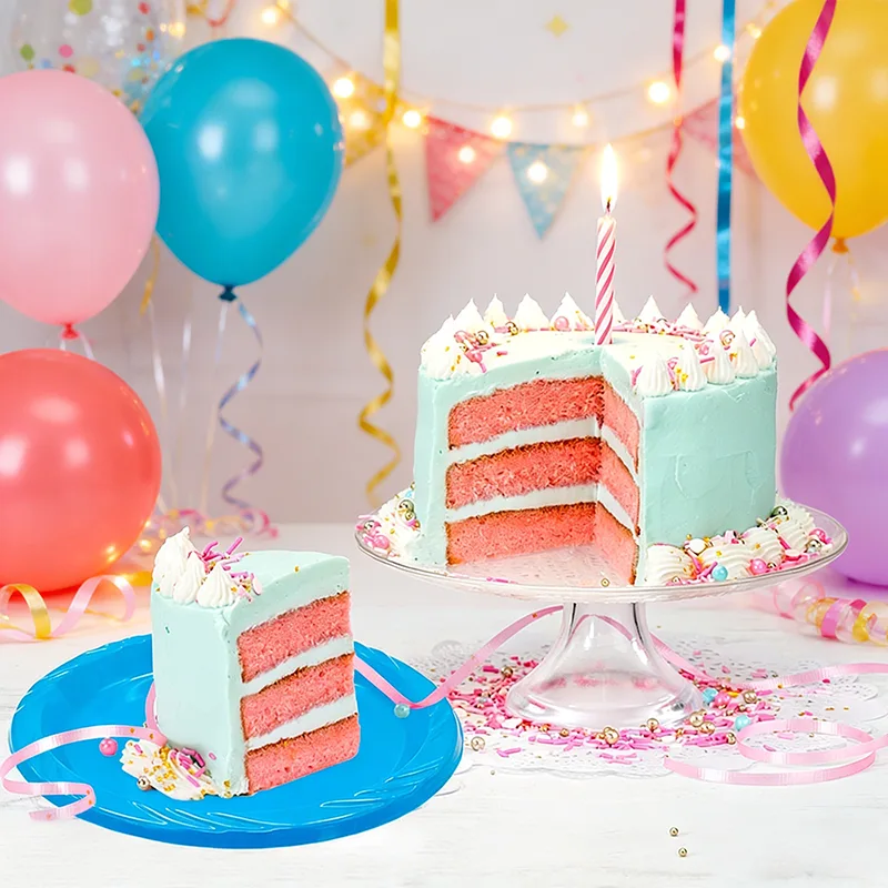 Đĩa nhựa tròn dùng một lần 7 inch