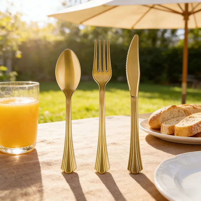 Premium Fishtail Plastic Cutlery